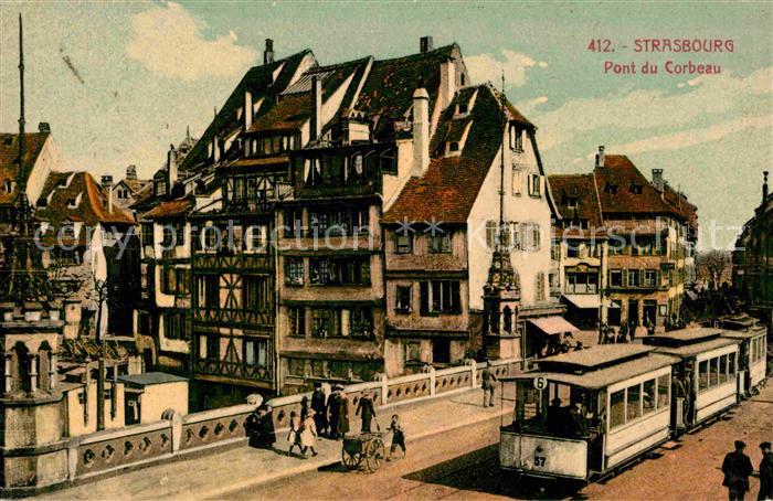 Strassenbahn Strasbourg Pont du Corbeau