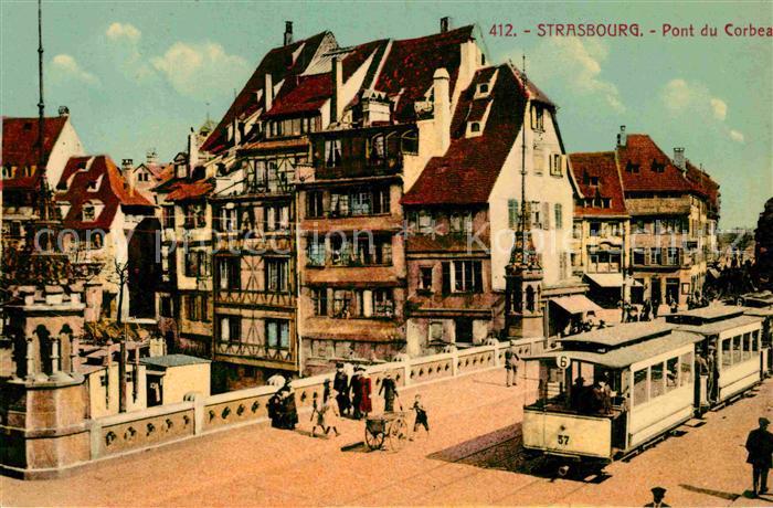 Strassenbahn Strasbourg Pont du Corbeau