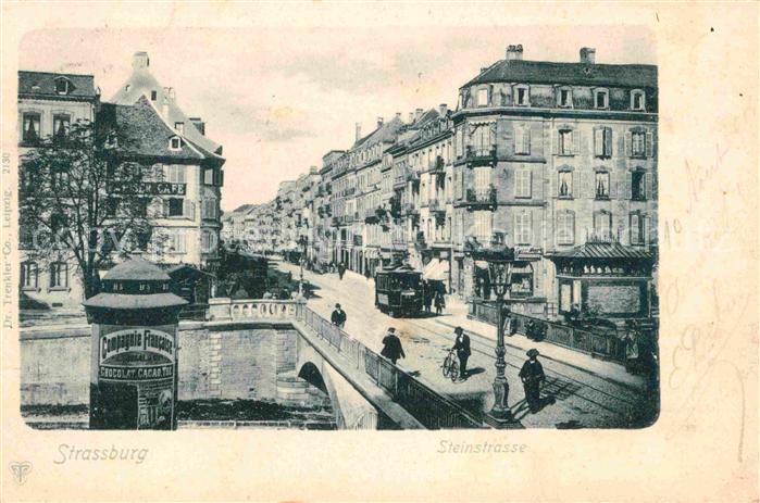 Strassenbahn Strassburg Steinstrasse