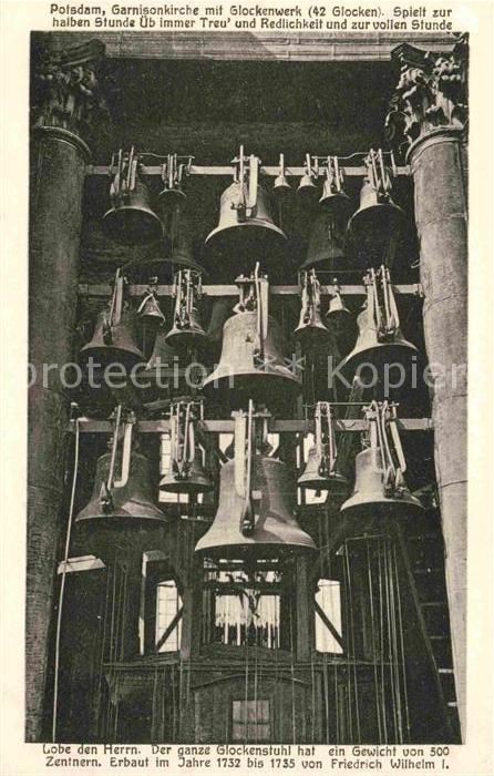 Kirchenglocke Churchbell Cloche Eglise Potsdam Garnisonkirche Glockenwerk