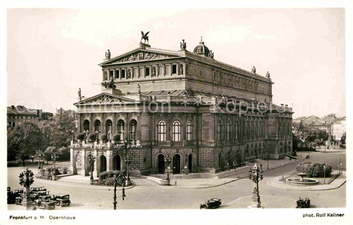 Foto Kellner Rolf Nr. 3935 Frankfurt am Main Opernhaus