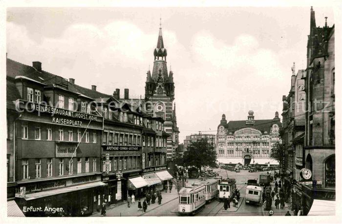 Strassenbahn Erfurt Anger Weinrestaurant Horst Kohl