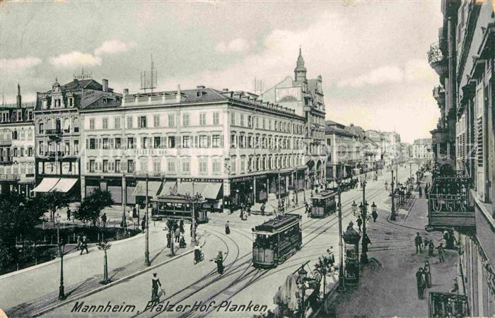 Strassenbahn Mannheim Pfaelzer Hof Planken