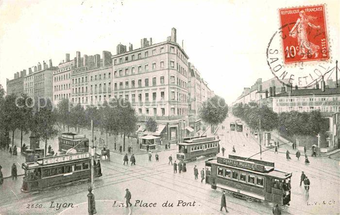 Strassenbahn Lyon Place du Pont