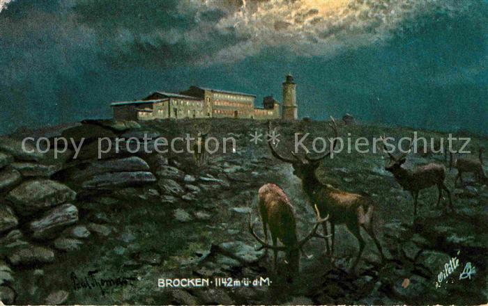 Verlag Tucks Oilette Nr. 102 Brocken Brocken-Hotel Paul Thomas