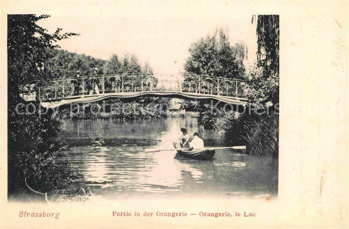 Strasbourg Alsace Orangerie Lac