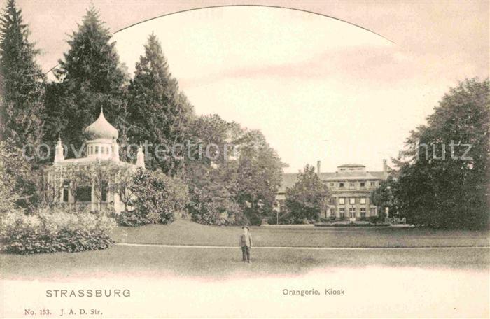 Strassburg Elsass Orangerie Kiosk