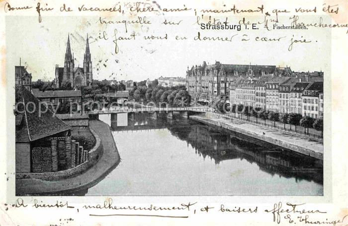 Strassburg Elsass Fischerstaden