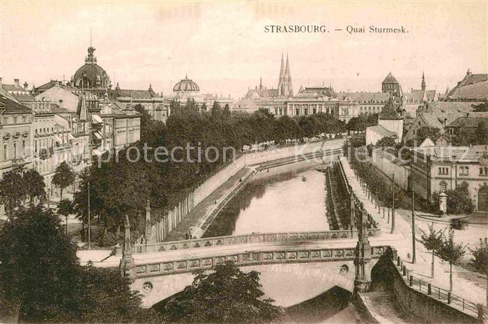 Strasbourg Alsace Quai Sturmesk