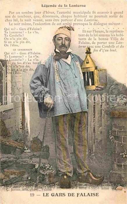 Sagen Maerchen Legende de la Lanterne Gars de Falaise
