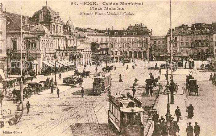 Strassenbahn Nice Casino Municipal Place Massena