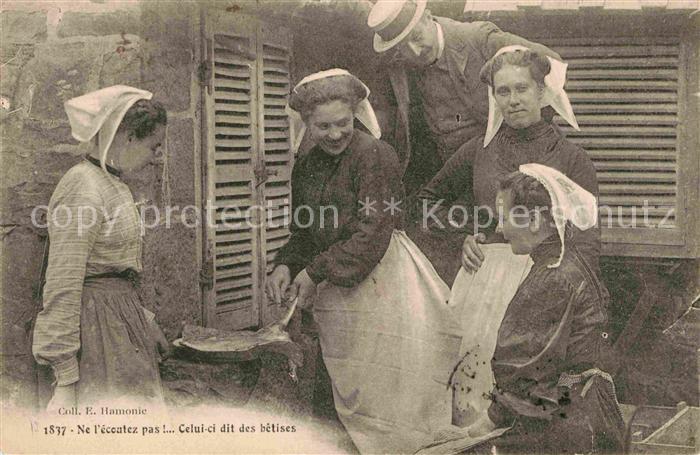 Trachten Frankreich Fisch putzen