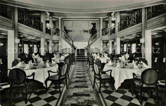 Schiffe Ships Navires M.S. Orinoco Speisesaal 1. Klasse