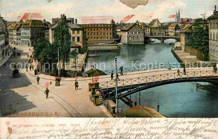 Strassburg Elsass Rabenbruecke