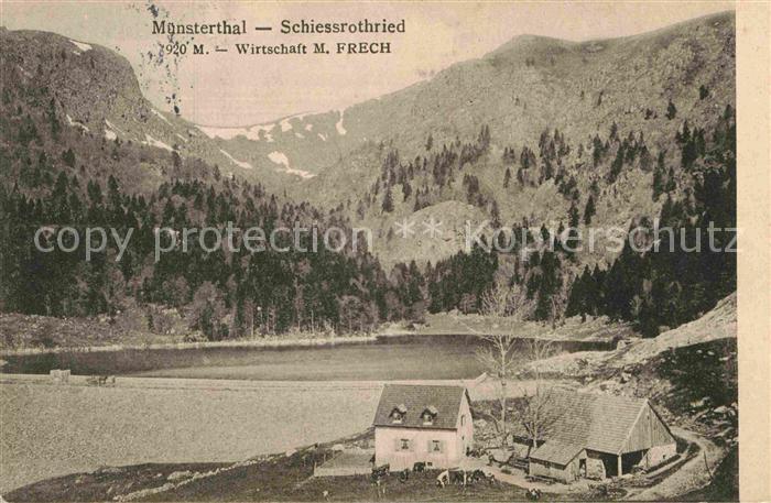 Metzeral Haut Rhin Schiessrothried Gasthaus Münsterthal