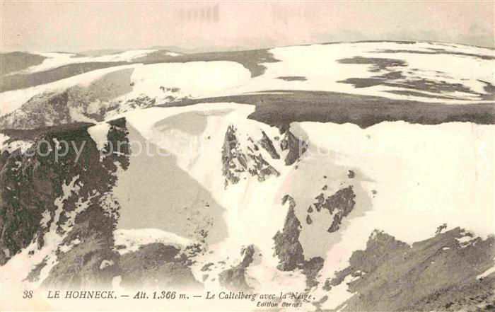 Hohneck Le Caltelberg avec la Neige