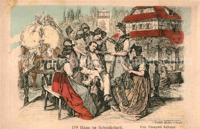 Liederkarte d r Hans im Schnokeloch