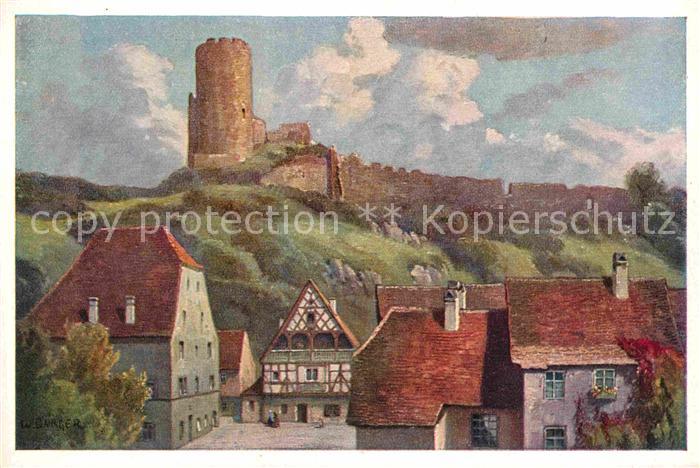 Kaysersberg Haut Rhin Kuenstlerkarte W. Buerger