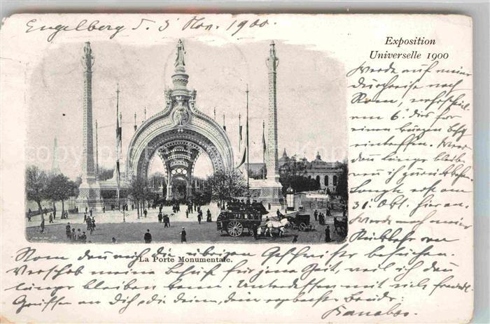 Exposition Universelle Paris 1900 Porte Monumentale