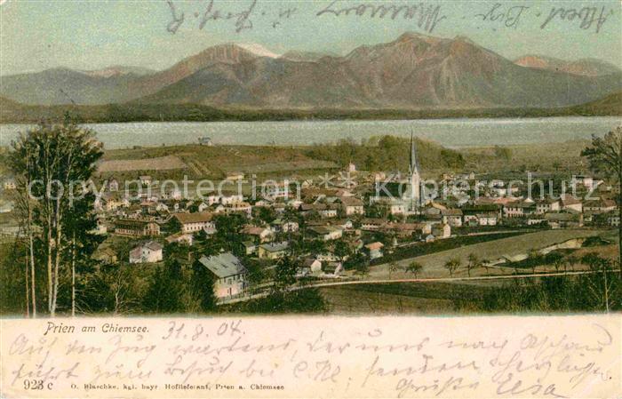 Prien Chiemsee Panorama Kirche