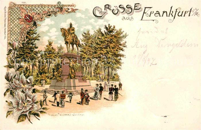 Frankfurt Main Kaiser Wilhelm Denkmal