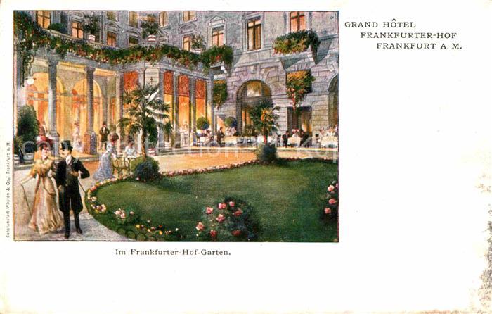 Frankfurt Main Grand Hotel Frankfurter Hof Garten