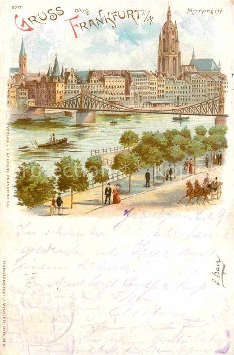 Frankfurt Main Mainansicht