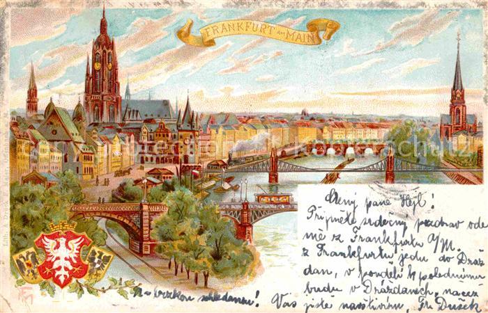 Frankfurt Main Stadtansicht Dom