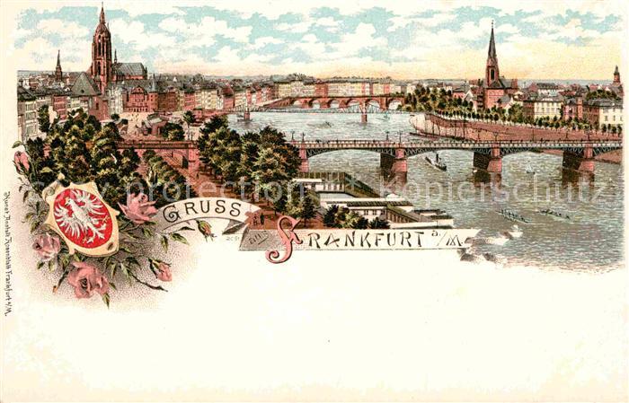 Frankfurt Main Panorama Stadtansicht