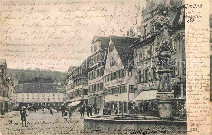 Gmuend Bodenseekreis Partie Marktplatz