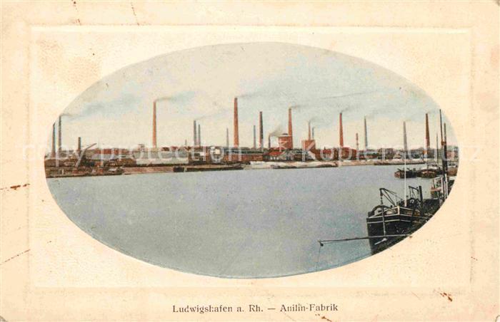 Ludwigshafen Rhein Analin Fabrik Hafen