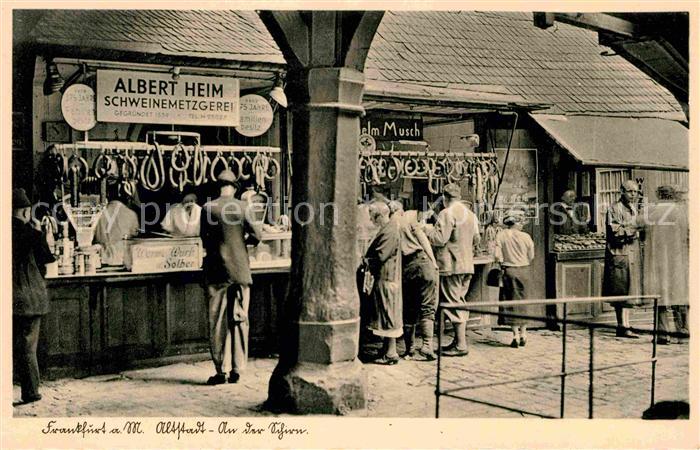 Frankfurt Main Metzgerei Albert Heim