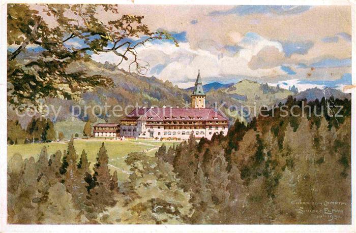 Schloss Elmau Kuenstlerkarte