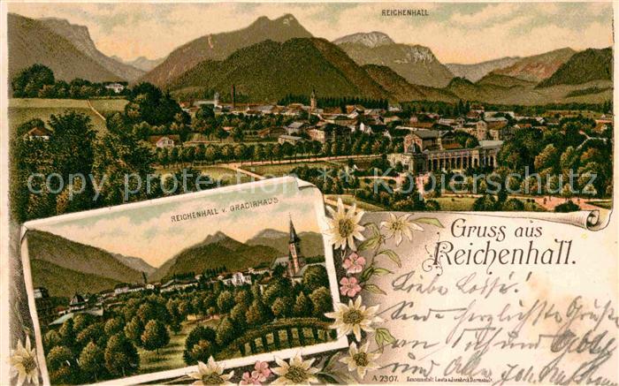 Reichenhall Bad Gradierhaus Panorama