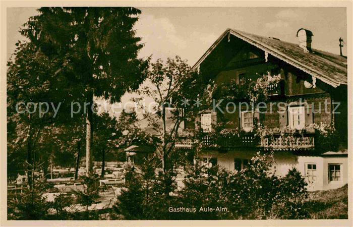 GARMISCH-PARTENKIRCHEN Bayern Gasthaus Kaffee Aule Alm