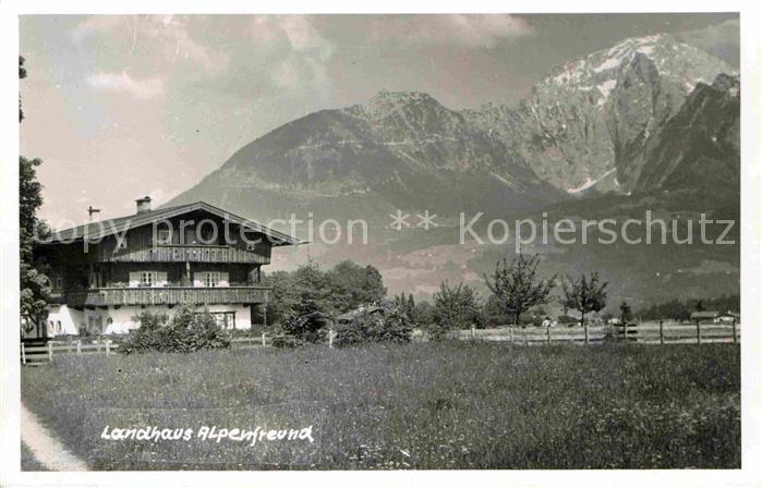 BERCHTESGADEN Bayern Landhaus Alpenfreund
