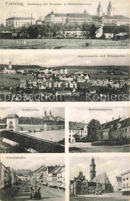 Freising Oberbayern Domberg Knaben Klerikalseminar Jaegerkaserne Villen Weihenst