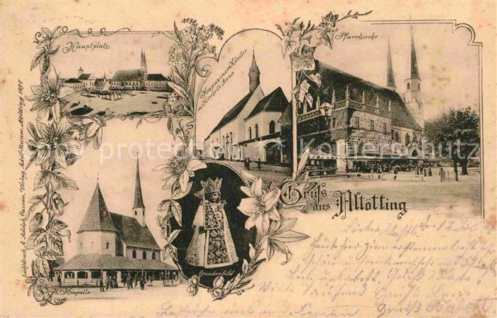 Altoetting Hauptplatz Pfarrkirche Kloster Kapelle