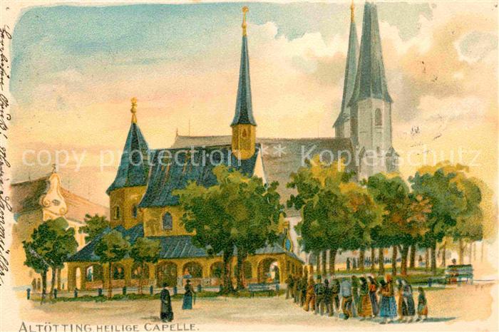 Altoetting Heilige Kapelle Kuenstlerkarte