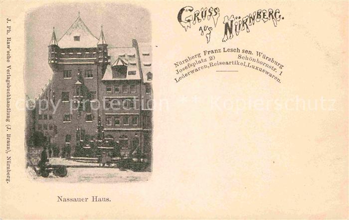 NueRNBERG  CITY Nassauer Haus Franz Lesch