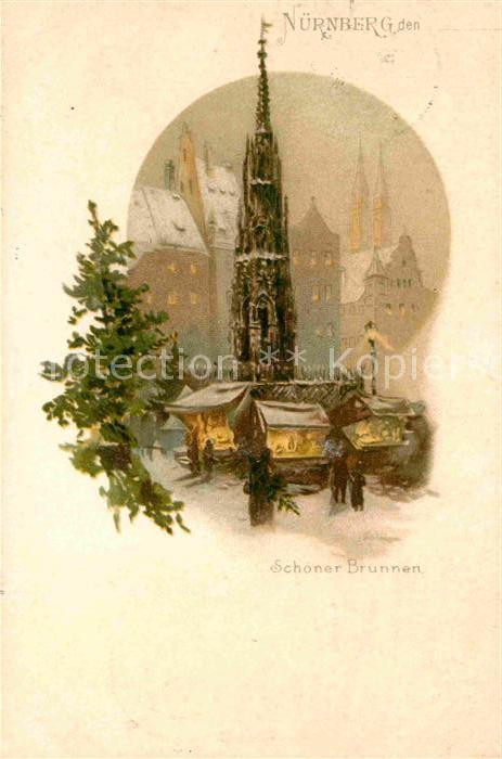 NueRNBERG  CITY Schoener Brunnen