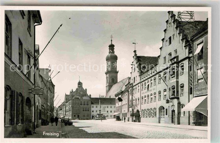 Freising Oberbayern Kirche Hauptstrasse