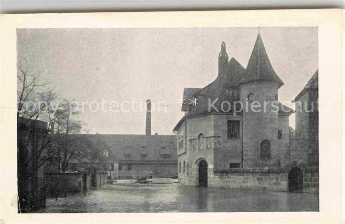 NueRNBERG  CITY Hochwasser Katastrophe Poliklinik