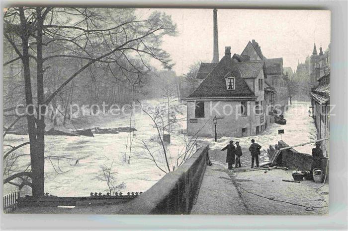 NueRNBERG  CITY Hochwasser Katastrophe Agnesbruecke