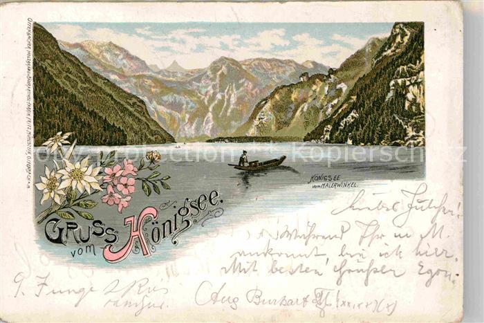 Koenigsee Berchtesgaden Malerwinkel Fischer