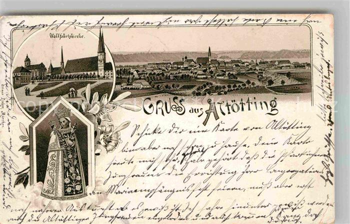 Altoetting Wallfahrtskirche Panorama Gnadenmutter