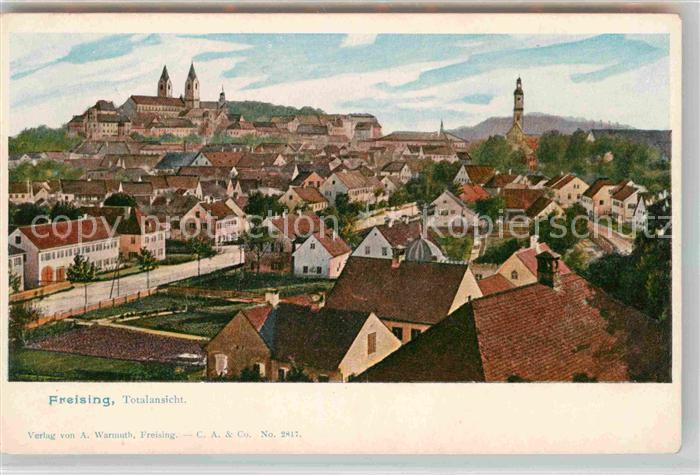 Freising Oberbayern Domberg Stadtansicht