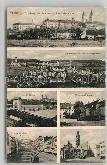 Freising Oberbayern Domberg Knaben Klerikalseminar Jaegerkaserne Villenpartie