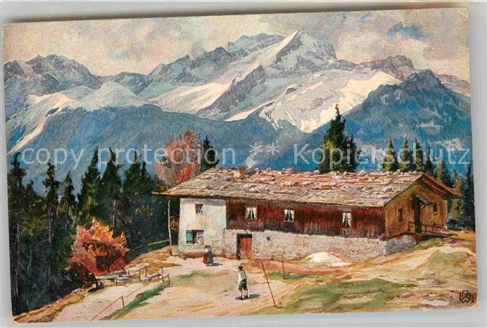 Partenkirchen Graseck Kuenstlerkarte