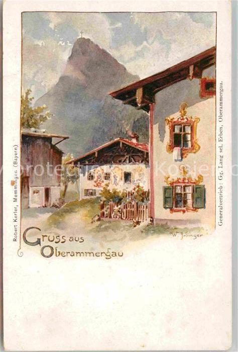 OBERAMMERGAU Bayern Lueftelmalerei